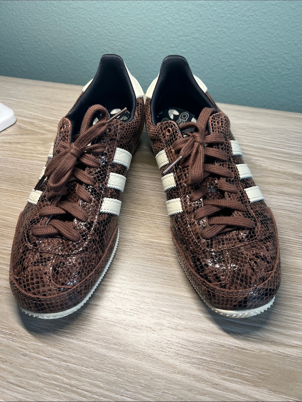 Adidas Japan low top sneaker snake print